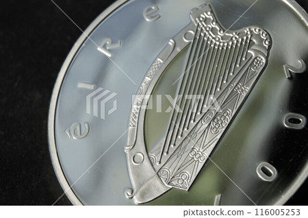 Irish silver investment coin. 10 euro 2007. 116005253