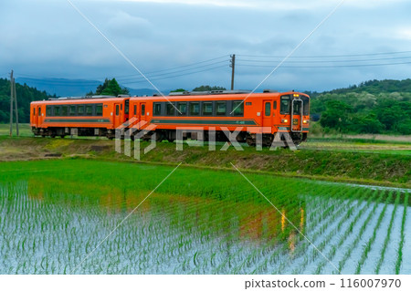 黃昏的津輕鐵道 津輕中里 ⇔ 五所川原 2024 116007970