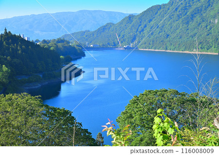 Akatani Lake Scenic Spot Sarugakyo Onsen Fresh Green Season 116008009