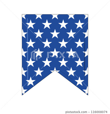 Flag pennant of United States Vector illustration Flag pennant of United States Vector illustration 116008074