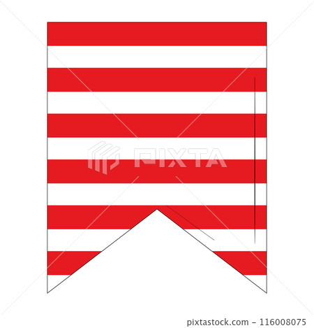 Flag pennant of United States Vector illustration 116008075