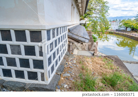 國家重要文化遺產柴田城本丸正門、腰間的海鼠牆、海鼠牆 116008371