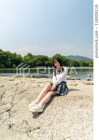河原水邊肖像 河原水邊肖像 116009116