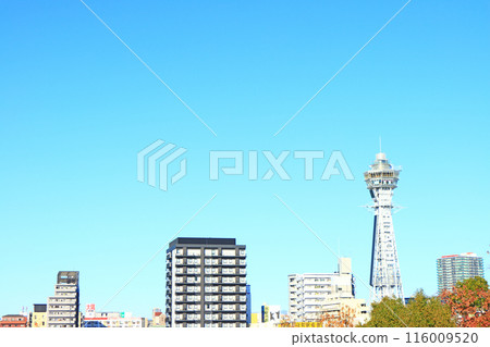 大阪府大阪市通天閣風景 大阪府大阪市通天閣風景 116009520
