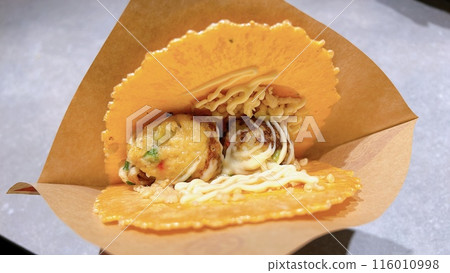 Takoyaki rice crackers Takoyaki rice crackers 116010998