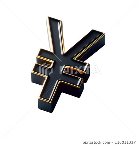 Yen currency symbol 116011337