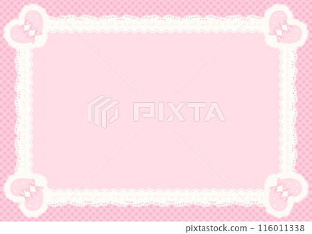洛麗塔風格心形花邊框架 洛麗塔風格心形花邊框架 116011338