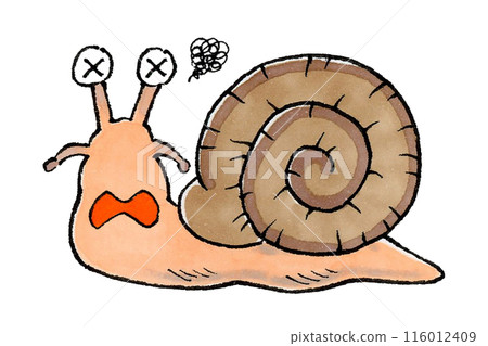 Dying snail Dying snail 116012409