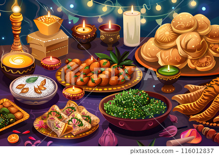 Diwali Food Concept, Happy Diwali Family Food Diwali Food Concept, Happy Diwali Family Food 116012837