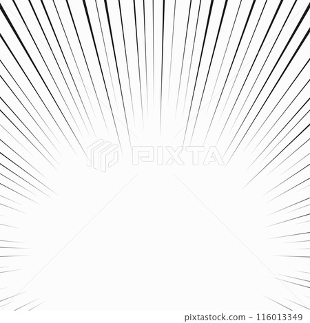 Black concentrated line central square frame background 116013349