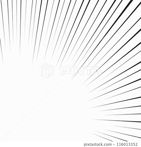 Black concentrated line corner bottom square frame background Black concentrated line corner bottom square frame background 116013352