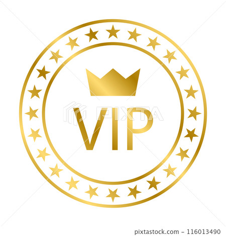VIP icon vector for graphic design, logo, website, social media, mobile app, UI 116013490