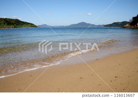從來島海峽馬島沙灘眺望Sainada 116013607