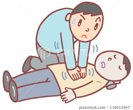 Medical - CPR, cardiac massage, emergency resuscitation, life-saving measures 116013947