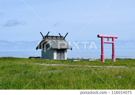 [北海道] 百海港附近的鳥居 116014075