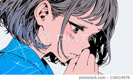 一個心碎又沮喪的女孩 116014076