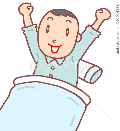 Health - Early rising, waking up, getting up, getting out of bed 116014128