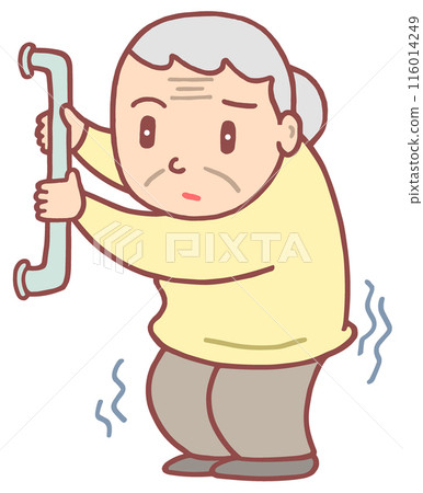 疾病 - 腿部和臀部無力、老化、老化、腿部力量喪失、肌肉力量喪失 116014249