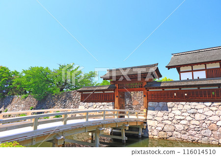 長野縣長野市松代城太閣門風景 長野縣長野市松代城太閣門風景 116014510