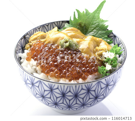 最強海鮮蓋飯，海膽鮭魚子蓋飯（白底） 116014713