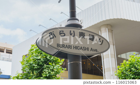 [Narashino City, Chiba Prefecture] Stroll along Higashi-dori Street | In front of Keisei Electric Railway Shin-Tsudanuma Station (South Exit) 116015063