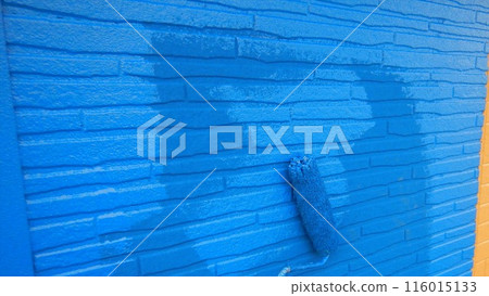 Exterior wall roof painting Exterior wall roof painting 116015133