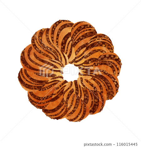 Illustration of Austrian bread: Kranzkuchen 116015445