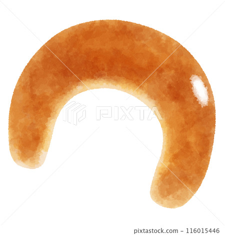 Illustration of Austrian bread: Nussbeugel 116015446