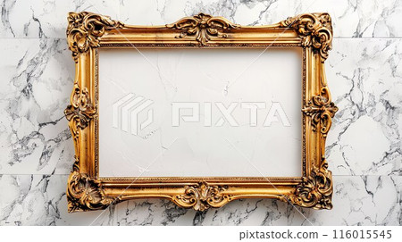 Gold frame background material 01 116015545