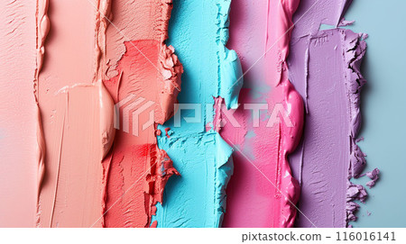 AI-generated item. Eyeshadow palette close-up as a background. 116016141
