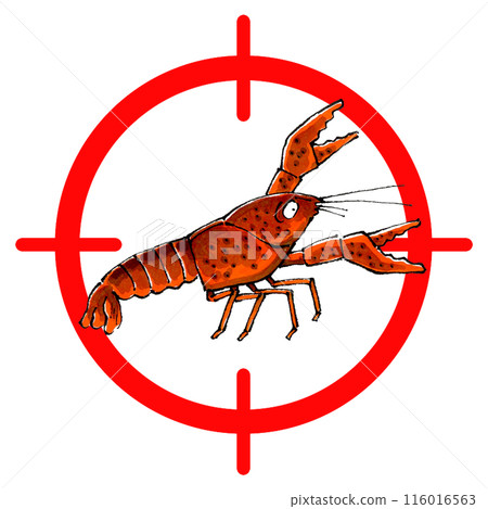 Crayfish target mark 116016563