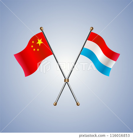 China and Luxembourg flags relations 116016853