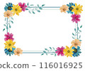 水彩花框 116016925