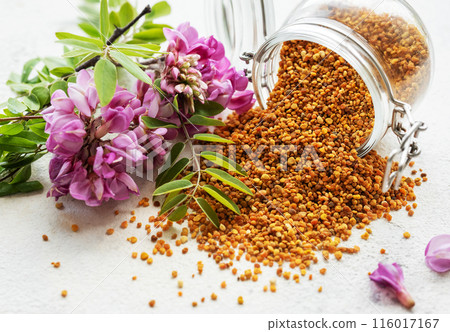 Healthy bee pollen grains Healthy bee pollen grains 116017167