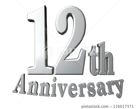 3DCG角色「12th Anniversary/12th Anniversary」銀、銀 116017371
