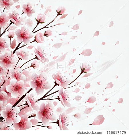 櫻花花瓣飄落 116017379