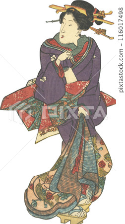 Ukiyo-e illustration Ukiyo-e illustration 116017498