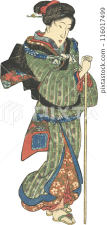 Ukiyo-e illustration Ukiyo-e illustration 116017499