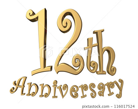 3DCG角色「12th Anniversary/12th Anniversary」金、金 3DCG角色「12th Anniversary/12th Anniversary」金、金 116017524