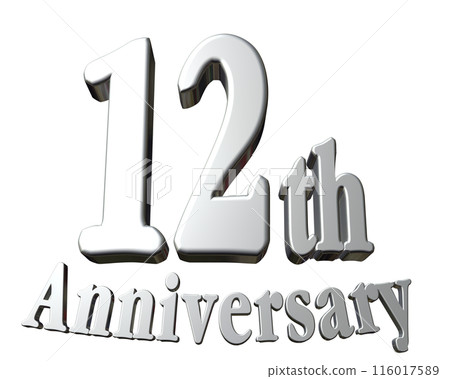 3DCG角色「12th Anniversary/12th Anniversary」銀、銀 116017589