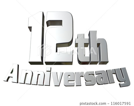 3DCG角色「12th Anniversary/12th Anniversary」銀、銀 3DCG角色「12th Anniversary/12th Anniversary」銀、銀 116017591