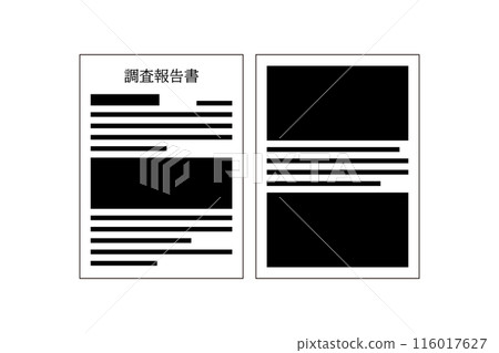 塗黑的研究報告圖標 116017627