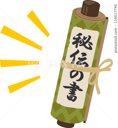 一張古老的捲軸,上面寫著一本秘密之書。 一張古老的捲軸,上面寫著一本秘密之書。 116017740