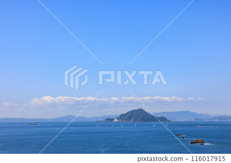 從伊良角岬看到的神島 從伊良角岬看到的神島 116017915