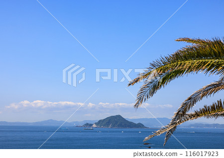 從伊良角岬看到的神島 從伊良角岬看到的神島 116017923