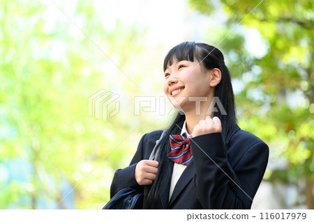 School girls high school guts pose School girls high school guts pose 116017979