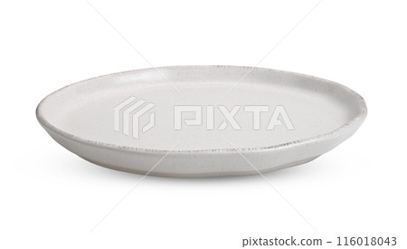 plate design isolated on white background 116018043