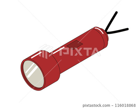 Flashlight illustration Flashlight illustration 116018868