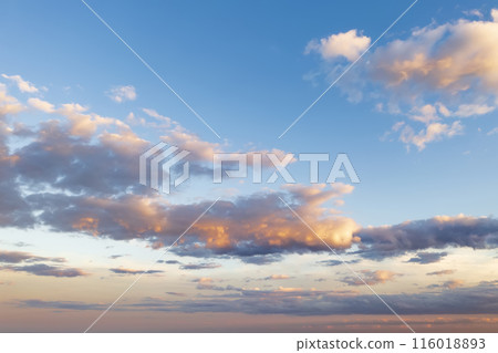 colorful clouds in the sky. colorful clouds in the sky. 116018893