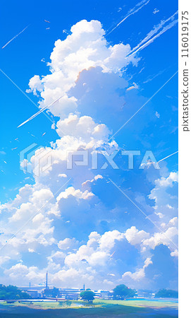 Blue sea and sky - Emotional summer sky Blue sea and sky - Emotional summer sky 116019175